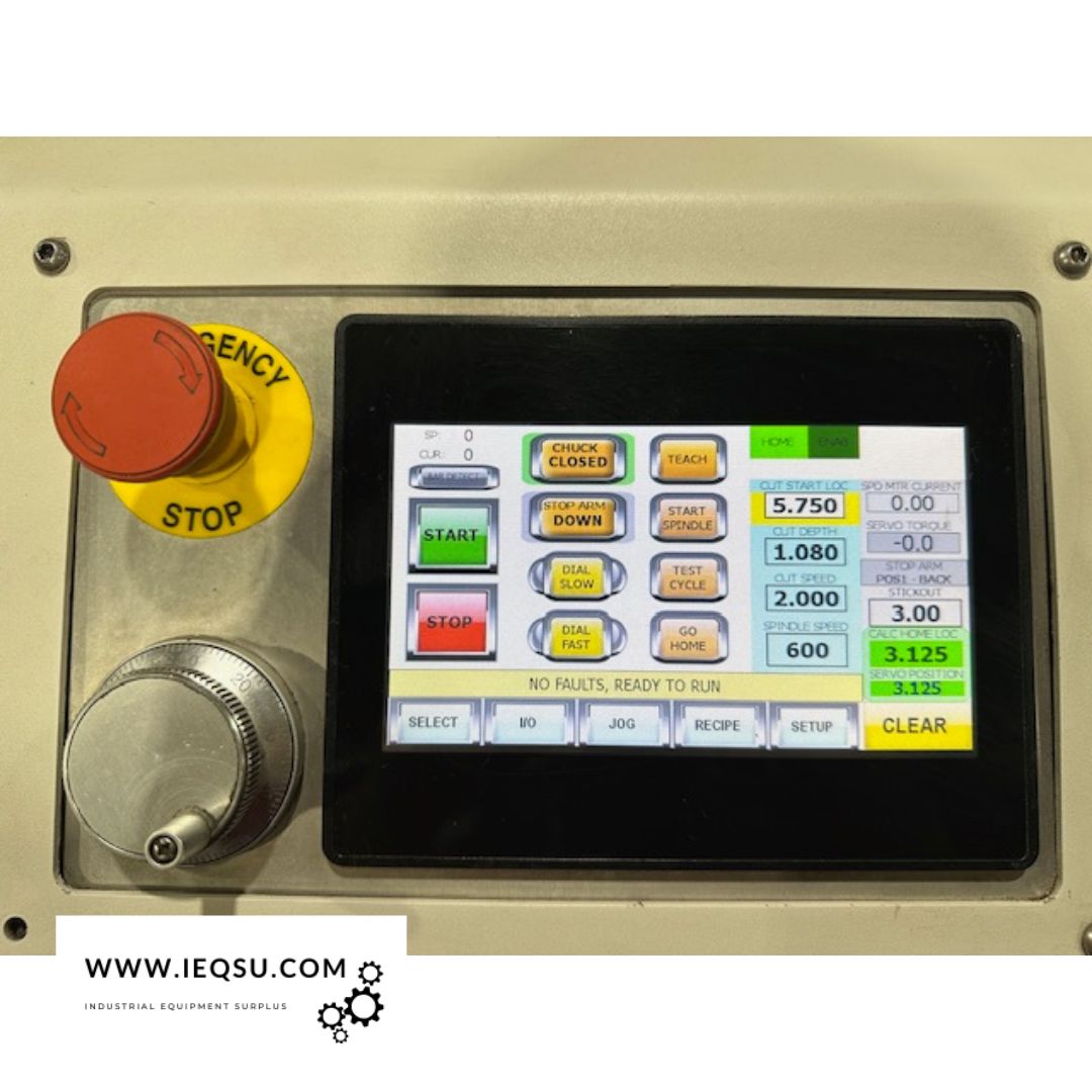 JF Berns Servo Auto Champ 2 – Precision Bar End Machine, Excellent Condition