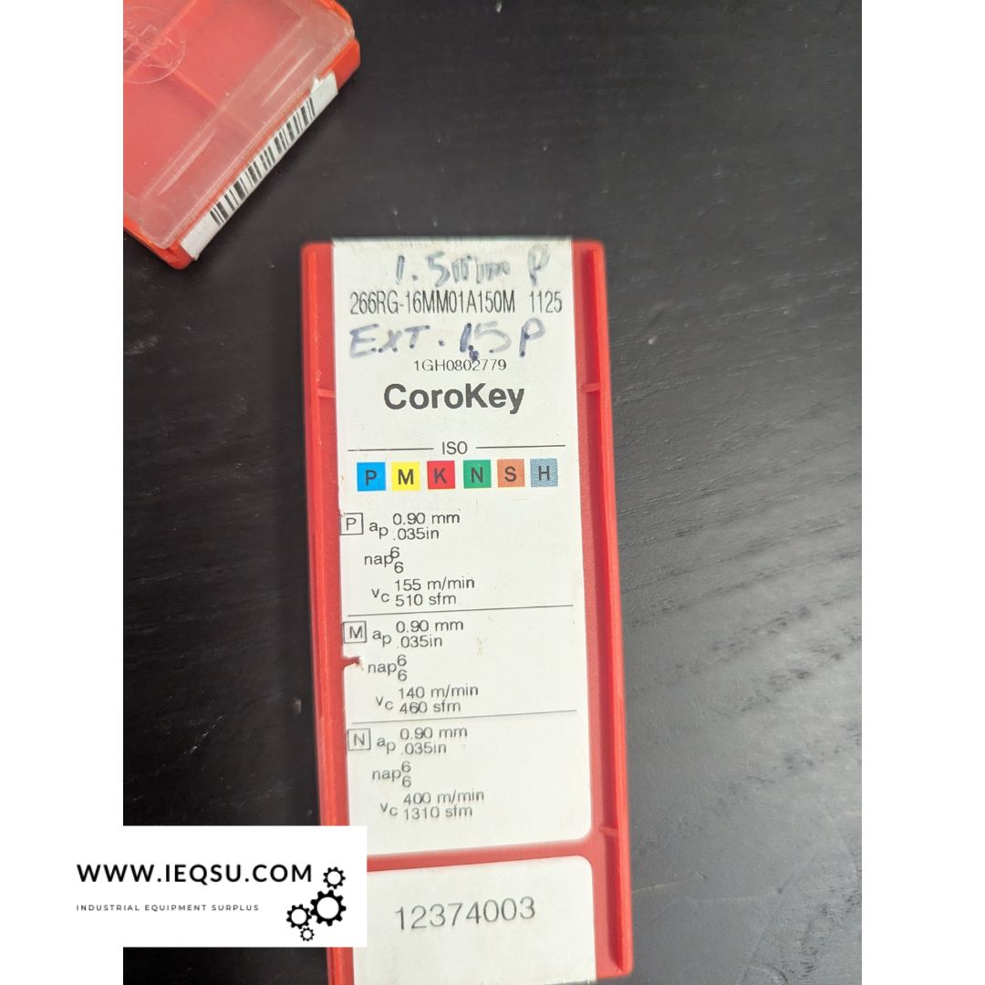 Sandvik 266RG-16MM01A150M 1125 Threading Inserts – 8 pcs (1 Pack)