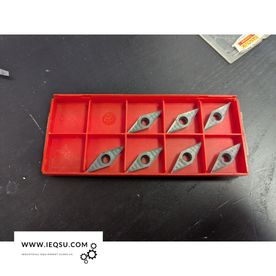 Sandvik VCGX 16-04-04-AL H10 Carbide Turning Inserts – 7 pcs / CoroTurn 107