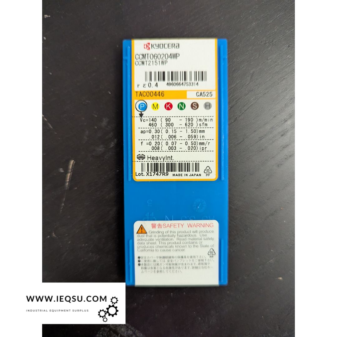 Kyocera CCMT060204MP TN6000 Carbide Turning Inserts 9 pcs