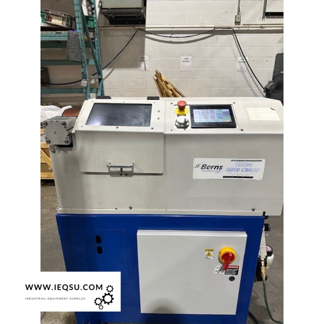 JF Berns Servo Auto Champ 2 – Precision Bar End Machine, Excellent Condition