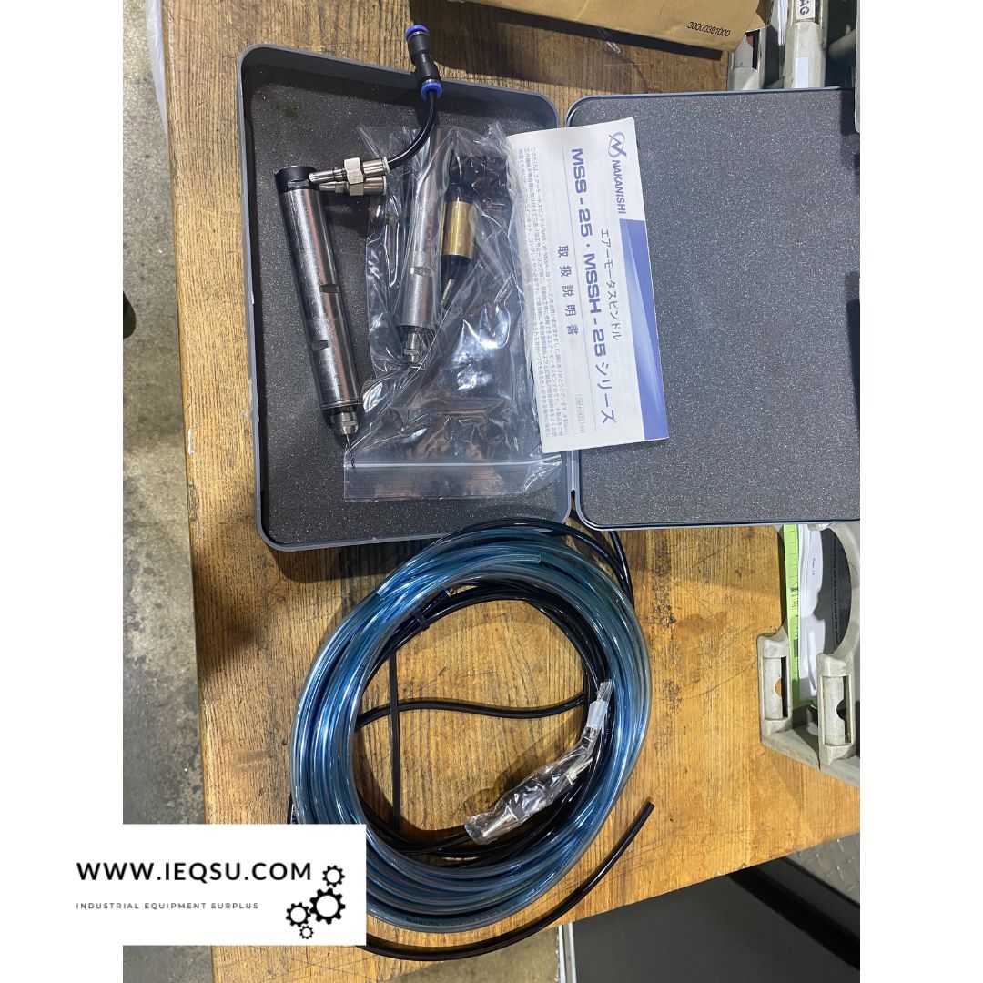 Nakanishi MSSH-25A RA Air Spindle – Precision Pneumatic Motor Tool – Working Condition