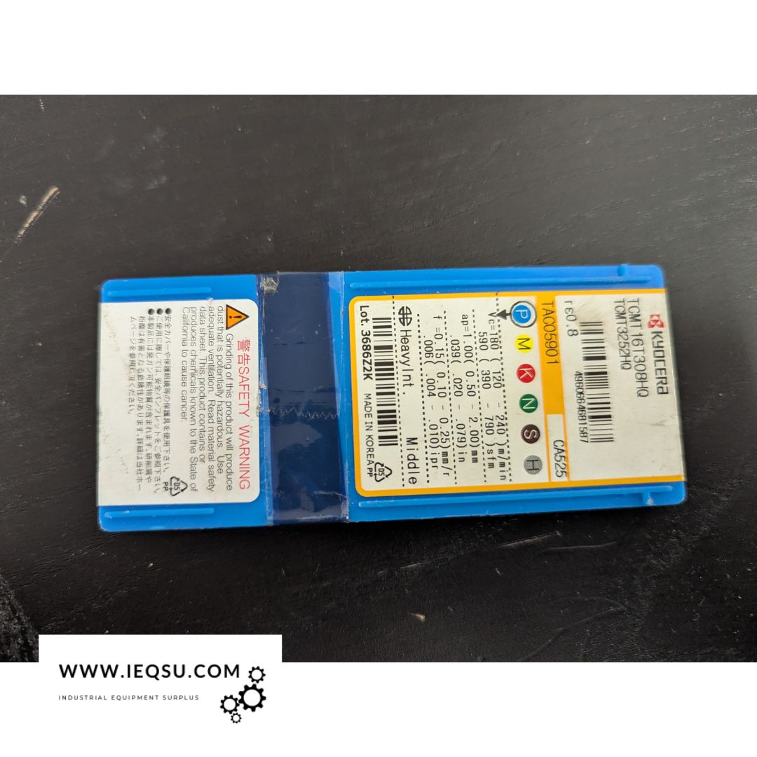 Kyocera TCMT 32.52HQ / 16T308HQ – PVD Carbide Turning Inserts (Grade PR660), 10-Piece Pack