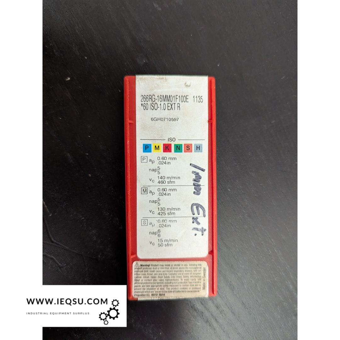 Sandvik Coromant 266RL-16VM01F150E 1135 Carbide Inserts 3 Piece set