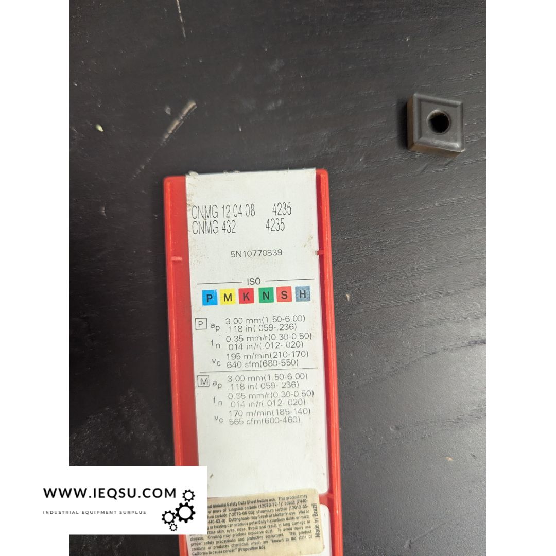 Sandvik Coromant CNMG 12 04 08-PM Turning Inserts – 4 pcs